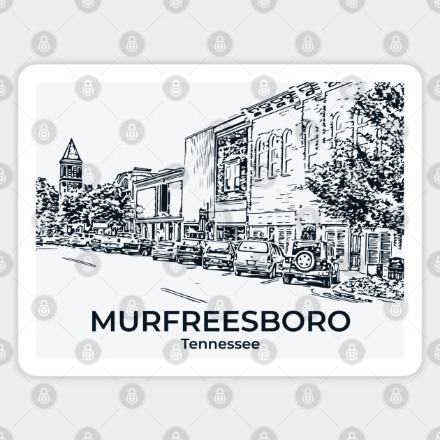Murfreesboro - Tennessee Magnet by Lakeric